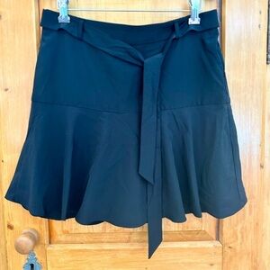 Soho Skort Black W/Tie @Waist Size Small - Worn Once